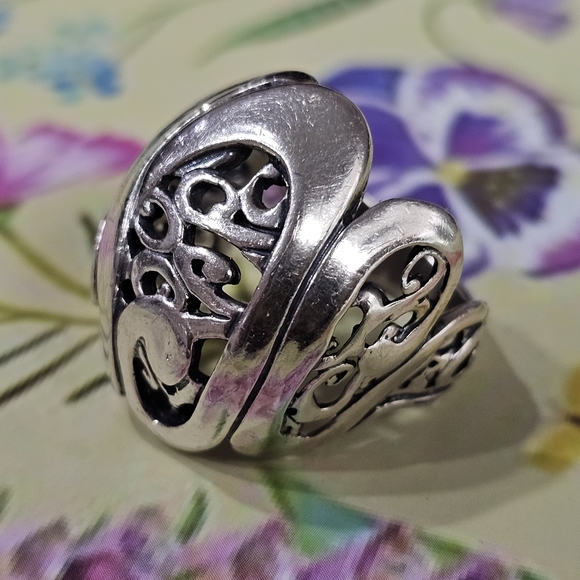 Carolyn Pollack Relios 925 Swirl Dome Ring - Picture 2 of 16